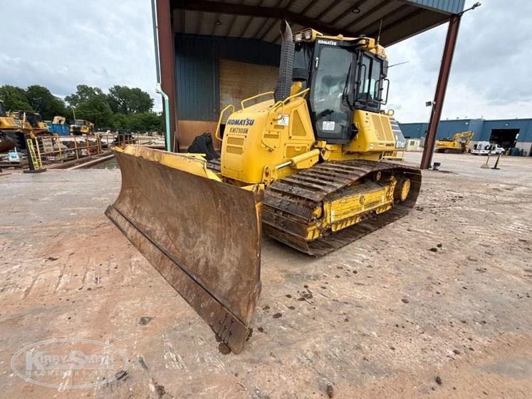 Used Bulldozer in yard